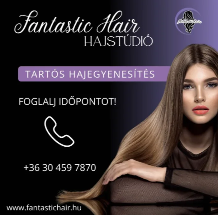 Hajstúdió hirdetési tartalom — Fantastic Hair